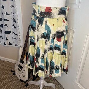 7 Year Skirt Mid Century Print NWT M Effies Heart